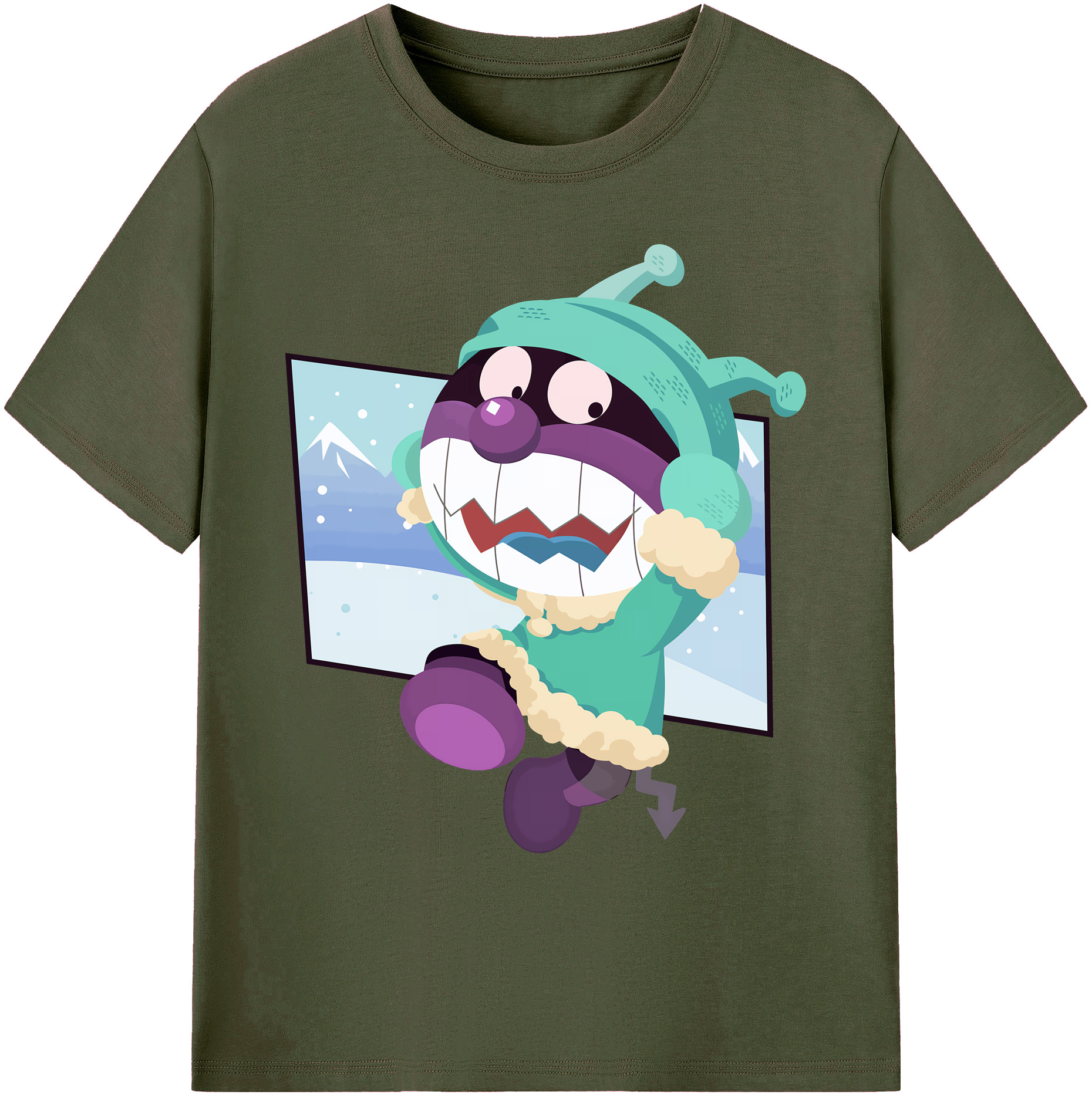 （画像用） アンパンマン Anpanman 綿100％ メンズ半袖Tシャツ｜肌触りやわらか＆通気性